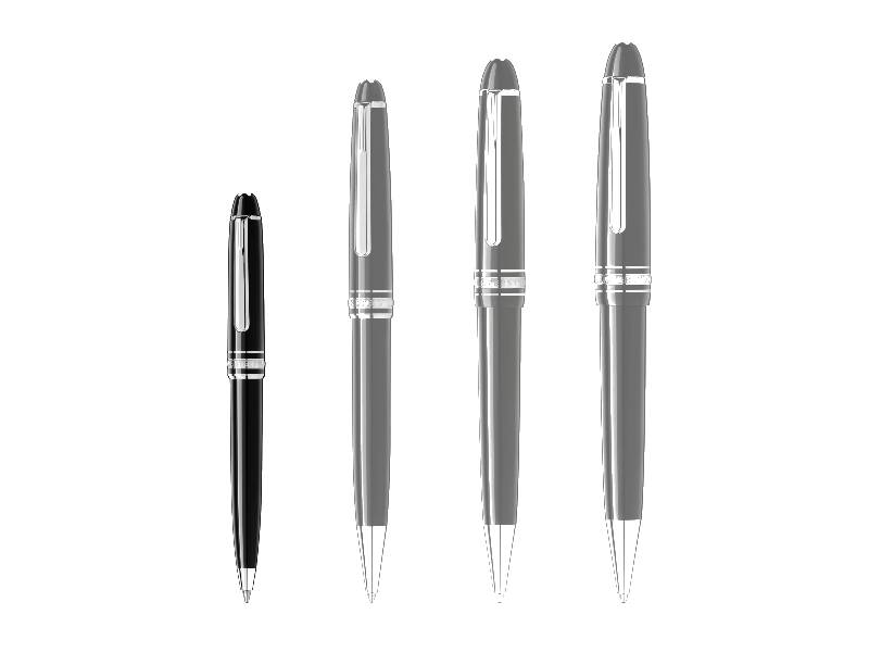 BALLPOINT PEN HOMMAGE A W. A. MOZART PLATINUM LINE MEISTERSTUCK MONTBLANC 132472